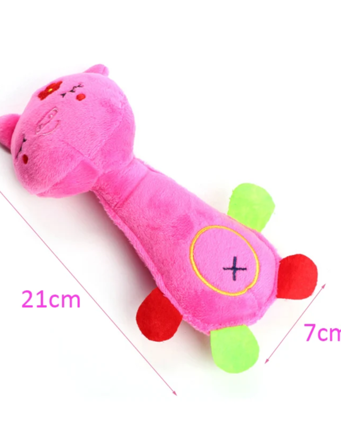 Squeaky Plush Dog Toy