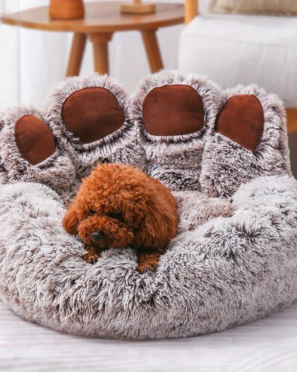 Cozy Paw-Shaped Pet Bed